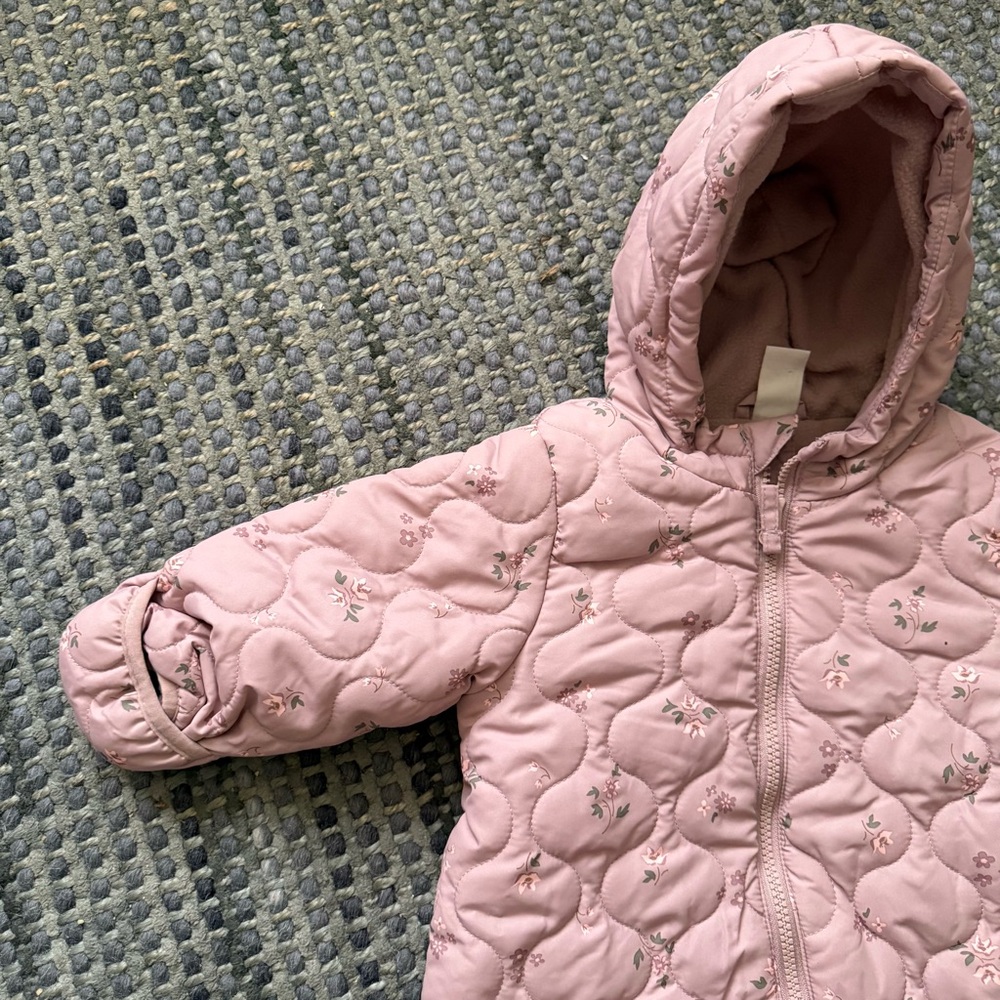 Pink Quilted One Piece - Picture 2 of 6